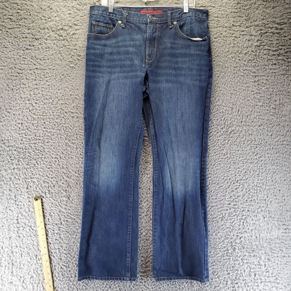 Banana Republic Jeans Mens 34x34 Blue Bootcut Denim Limited Edition